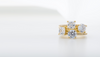 Load image into Gallery viewer, East-West Diamond Solitaire Ring Mounting