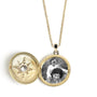 Load image into Gallery viewer, Gold Aztec North Star Locket