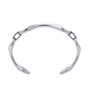 Load image into Gallery viewer, Triple Linked Double Beam Cuff in Sterling Silver - Art + Soul Gallery