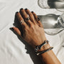 Load image into Gallery viewer, Triple Linked Double Beam Cuff in Sterling Silver - Art + Soul Gallery
