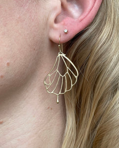 Gold Papillon Earrings