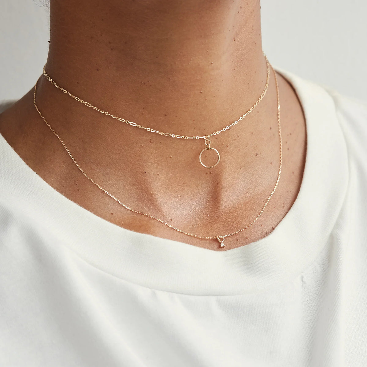 CHAIN MOVE ROMANE PEDAND NECKLACE