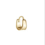 Load image into Gallery viewer, 9K yellow gold milgrain textured huggie by Metier by Tomfoolery