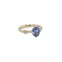 Load image into Gallery viewer, Blue Sapphire Rosebud Ring