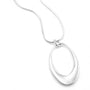 Load image into Gallery viewer, Sterling Silver Large Open Oval Necklace - Art + Soul Gallery