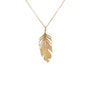 Load image into Gallery viewer, Large Gold Feather Pendant
