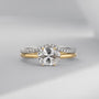 Load image into Gallery viewer, East-West Diamond Solitaire Ring Mounting