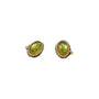 Load image into Gallery viewer, Peridot Stud Earring with Diamond