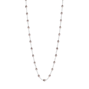 Classic Gigi Necklace in White Gold - Short