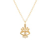 Load image into Gallery viewer, Little Diamond Sun Eye Diamond Necklace | Art + Soul Gallery