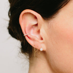 Pave Diamond Ear Cuff