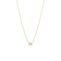 Load image into Gallery viewer, Small Three Step Baguette Diamond Necklace
