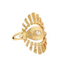 Load image into Gallery viewer, Large Protection Eye and Sun Beams Diamond Ring