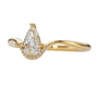 Load image into Gallery viewer, Floating Pear Cut Diamond Ring
