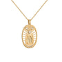 Load image into Gallery viewer, Diamond Scarab Chain Necklace