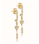 Load image into Gallery viewer, Totem Sapphire and Diamond Eye Earrings