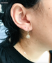 Load image into Gallery viewer, Four Star Wave Charm Earrings
