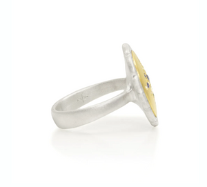 Oval Scallop Edge Ring