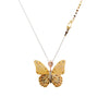 Load image into Gallery viewer, Mixed Metal Troides Helena Butterfly Necklace
