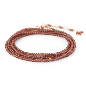 Wrap Bracelet / Necklace with Multiple Stone Options