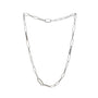 Load image into Gallery viewer, Forever Chic Rhodium Asymmetrical Paperclip Necklace
