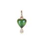 Load image into Gallery viewer, Green Tourmaline and Diamond Byrdie Necklace