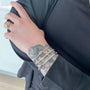Load image into Gallery viewer, Silver + Diamond Diana ID Bracelet - Art + Soul Gallery
