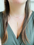 Load image into Gallery viewer, Long Fish Necklace with Diamond
