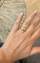 Load image into Gallery viewer, Textured Scattered Diamond Bombe Ring
