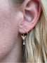 Load image into Gallery viewer, Butterfly Diamond Teardrop Earrings

