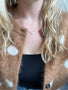 Load image into Gallery viewer, Hammered Butterfly + Diamond Necklace
