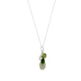 Load image into Gallery viewer, Citrine, Peridot, &amp; Chrome Diopside Necklace in Silver
