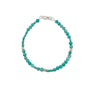 Load image into Gallery viewer, Turquoise bead bracelet with sterling silver accents by Philippa Roberts. 
