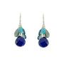 Load image into Gallery viewer, Philippa Roberts Turquoise Cluster Earrings with turquoise, lapis, and blue topaz gemstones.
