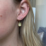 Load image into Gallery viewer, Hammered Briolette Drop Earrings
