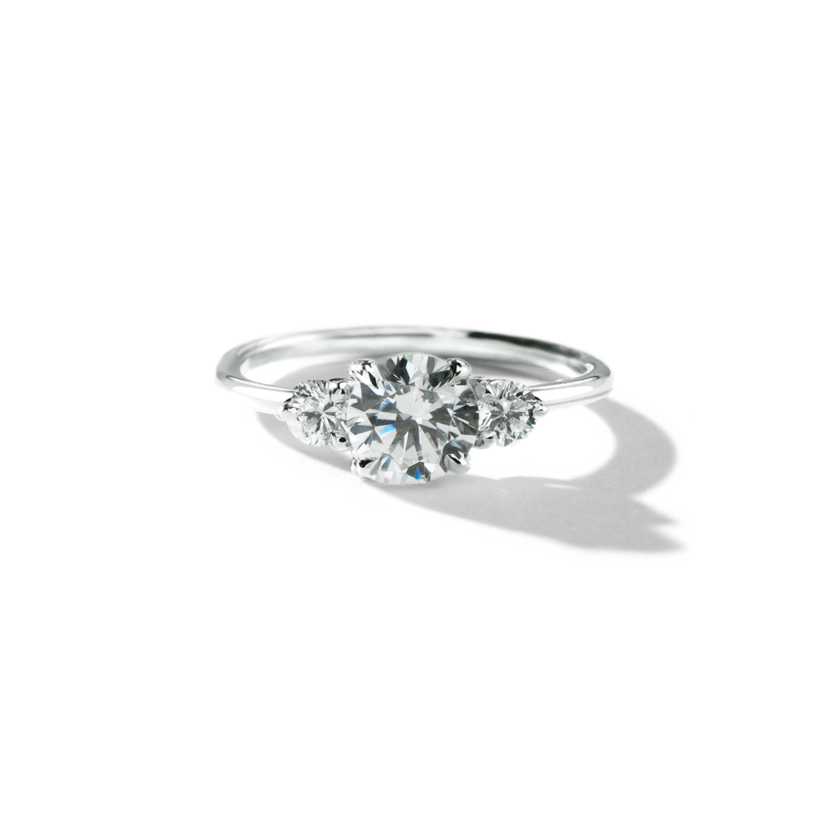 Cultivated Lab 3 Diamond Ring Mounting – Art + Soul Gallery