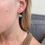 Load image into Gallery viewer, Turquoise &amp; Diamond Bug Earrings
