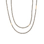 Load image into Gallery viewer, Pyrite Beaded Necklace with 20K Yellow Gold Beads
