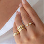 Load image into Gallery viewer, Medium Diamond Seed Band
