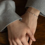 Load image into Gallery viewer, Charm Chain Bracelet with Pink Sapphire
