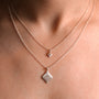 Load image into Gallery viewer, Silver Night Aquamarine Pendant
