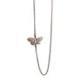 Load image into Gallery viewer, sterling silver and rose gold butterfly necklace by James Banks Design. 
