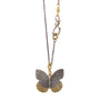 Load image into Gallery viewer, mixed metal butterfly necklace by James Banks Design. 
