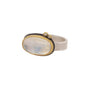 Load image into Gallery viewer, Oval Cabachon Moonstone Ring
