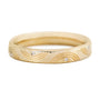 Load image into Gallery viewer, Engraved Diamond Ring - Wavy Wedding Band
