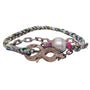 Load image into Gallery viewer, Tahitian Pearl Infinity Clasp Bracelet
