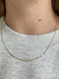 Load image into Gallery viewer, Single Marquis Diamond Station Necklace
