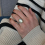 Load image into Gallery viewer, Oval Cabachon Moonstone Ring
