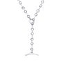 Load image into Gallery viewer, Sterling Silver Mini Double Beam Chain Necklace with Signature Tusk Clasp - Art + Soul Gallery
