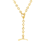 Load image into Gallery viewer, 15MM Gold Vermeil Mini Double Beam Chain Necklace with Signature Tusk Clasp - Art + Soul Gallery
